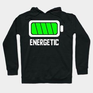 ENERGETIC - Lvl 6 - Battery series - Tired level - E1b Hoodie